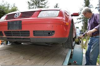 Illustration for article titled So I Towed My Car...